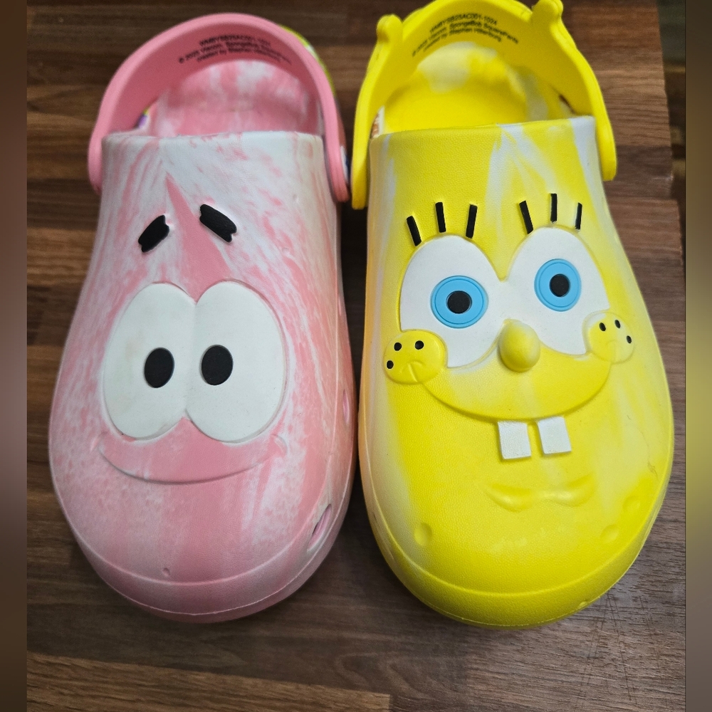 Kids Spongebob Clogs crocs Size 2
